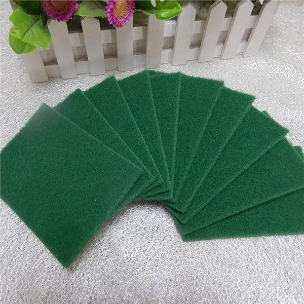 Green Kitchen Scrubber Pad for Utensil Cleaning