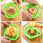 Plastic Apple Cutter Slicer with 8 Blades and Handle - Fabric Detail by Nari Haat, Indian ethnic wear, women clothing...