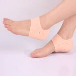 Anti Crack Silicone Half Gel Heel And Foot Protector Moisturizing Socks - Front View by Nari Haat, Indian ethnic wear...