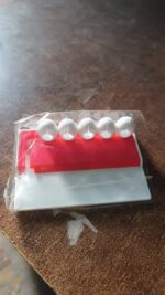 5 Slots Adhesive Desk Cable Cord Holder for Charging Cable (1 Pc / Mix Color) - Full Detail by Nari Haat, Indian ethn...