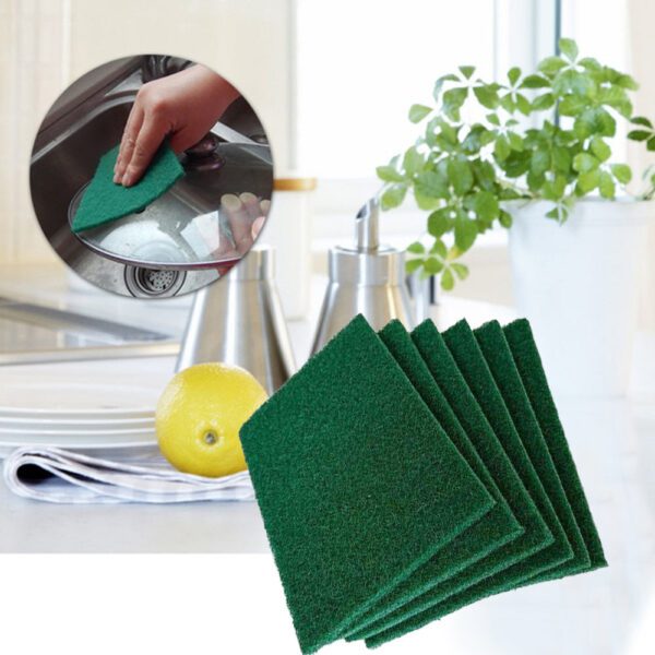 Aqua Green Scrub Sponge Cleaning Pads