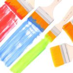 Artistic Flat Painting Brush - Set of 12 - Fabric Detail by Nari Haat, Indian ethnic wear, women clothing, designer suit