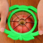 Plastic Apple Cutter Slicer with 8 Blades and Handle - Closeup Embroidery by Nari Haat, Indian ethnic wear, women clo...