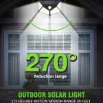 Solar Lights for Garden LED Security Lamp for Home, Outdoors Pathways - Back View by Nari Haat, Indian ethnic wear, w...