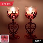 Tea Lights Holder Candle Stand, Diwali (2 Pc Set) - With Dupatta by Nari Haat, Indian ethnic wear, women clothing, de...