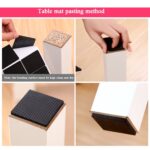 28 pc Rubber furniture Pads Self Sticking Non Slip Furniture Noise Insulation Pads - Fabric Detail by Nari Haat, Indi...