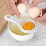 Egg Yolk Separator, Egg White Yolk Filter Separator, Egg Strainer Spoon Filter Egg - Fabric Detail by Nari Haat, Indi...