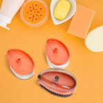 Plastic Wet and Dry Brush for home  (Multicolor, 3 Units) - Back View by Nari Haat, Indian ethnic wear, women clothin...