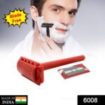 Shaving Razor for Men Blade Razor with Plastic Grip Handle (With Card Packing) - With Dupatta by Nari Haat, Indian et...