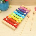 Wooden Xylophone Musical Toy for Children (MultiColor) - Neckline Detail by Nari Haat, Indian ethnic wear, women clot...