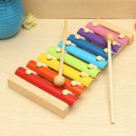 Wooden Xylophone Musical Toy for Children (MultiColor) - Fabric Detail by Nari Haat, Indian ethnic wear, women clothi...