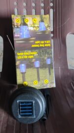 Medium Garden Solar Powered LED Mosquito Trap / Bug Zapper (1 Pc) - Full Detail by Nari Haat, Indian ethnic wear, wom...