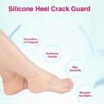 Anti Crack Silicone Half Gel Heel And Foot Protector Moisturizing Socks - Full Detail by Nari Haat, Indian ethnic wea...