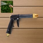 Water Spray Gun for Car Wash & Gardening (Multi-Mode, Brass) - Front View by Nari Haat, Indian ethnic wear, women clo...