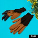 Garden Farming Gloves With Hand Fingertips & Plastic Claws (1 Pair) - With Dupatta by Nari Haat, Indian ethnic wear, ...