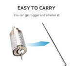 Magic Toy Metal High Elasticity Steel Silver Appearing Cane Magic Toy Magic Steel - Back View by Nari Haat, Indian et...