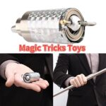 Magic Toy Metal High Elasticity Steel Silver Appearing Cane Magic Toy Magic Steel - Neckline Detail by Nari Haat, Ind...