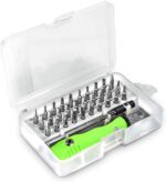 32 in 1 Mini Screwdriver Bits Set with Magnetic Flexible Extension Rod - With Dupatta by Nari Haat, Indian ethnic wea...