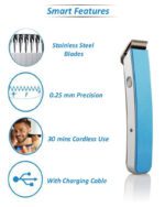 NS-216 rechargeable cordless hair and beard trimmer for men's, Hair accessories - Neckline Detail by Nari Haat, India...