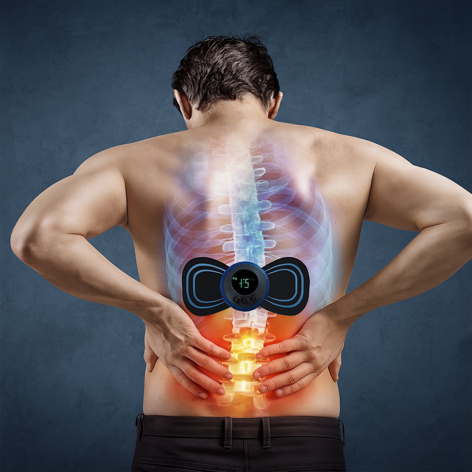 6204.jpg Portable USB Neck Massager Electric Neck Massager - Front View by Nari Haat, Indian ethnic wear, women clothing, desi...