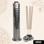 Stainless Steel Agarbatti Stand for Puja (1 Pc) - With Dupatta by Nari Haat, Indian ethnic wear, women clothing, desi...