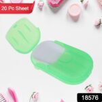 Travel Paper Soap Sheet with Mini Box (20 Sheets in a Pack Approx / Mix Color) - With Dupatta by Nari Haat, Indian et...
