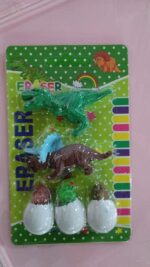 Dinosaur & Egg Shaped 3D Puzzle Erasers – Fun Mini Erasers for Kids (5 Pcs Set) - Full Detail by Nari Haat, Indian ...