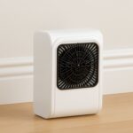 Room Heater 220V Brown Box Heater with Plug for Office & Bedroom Use - Front View by Nari Haat, Indian ethnic wear, w...