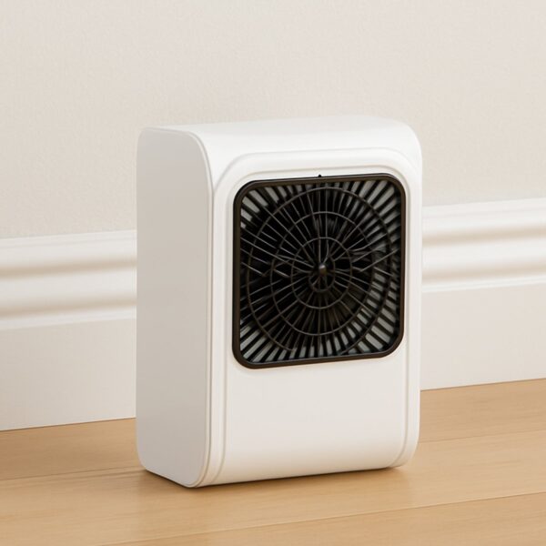 Room Heater 220V Brown Box Heater with Plug for Office & Bedroom Use - Front View by Nari Haat, Indian ethnic wear, w...
