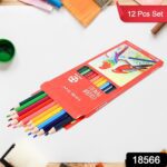 Art Drawing  Wooden Pencils Color (12 Pcs Set) - With Dupatta by Nari Haat, Indian ethnic wear, women clothing, desig...