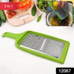 Stainless Steel Cheese Grater 3in1 Multifunctional (1 Pc / Mix Color) - With Dupatta by Nari Haat, Indian ethnic wear...