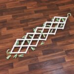 Adjustable Clothes Hanger with 29 Clips – Windproof Dryer Rack - Neckline Detail by Nari Haat, Indian ethnic wear, ...