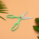 Multi-Function Kitchen Scissors for Veggies, Meat & Seafood with Bottle Opener - Fabric Detail by Nari Haat, Indian e...