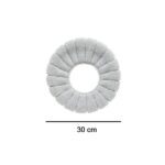 Winter Comfortable Soft Toilet Seat Mat Cover Cushion Plush - Fabric Detail by Nari Haat, Indian ethnic wear, women c...