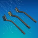 3pcs Mini Wire Brush Set (Steel / Nylon / Brass Brush) - Fabric Detail by Nari Haat, Indian ethnic wear, women clothi...