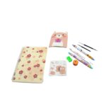 Cartoon Stationery Box  Cartoon Design School Box Book , diary , Pen , Eraser, Sharpner , Sticker & Pen Refill Studen...