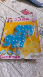 Strong Self-Adhesive Hooks (2 Pc): Heavy Duty, Waterproof, Multipurpose - Neckline Detail by Nari Haat, Indian ethnic...