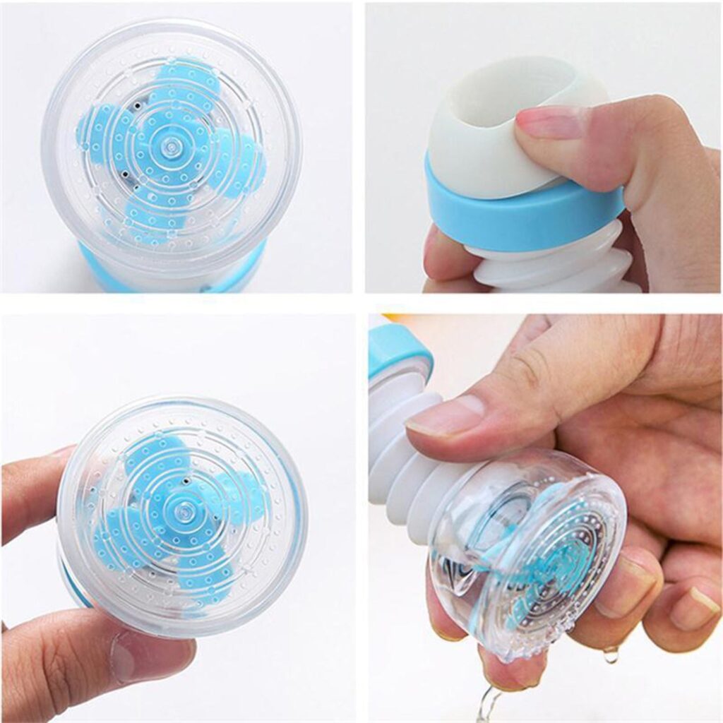 Plastic faucet shower head for bathroom and toilet