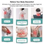 Captain America Print Small Hot Water Bag with Cover for Pain Relief - Neckline Detail by Nari Haat, Indian ethnic we...