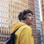 Foldable Wireless Headphone with Calling Function (1 Pc) - Closeup Embroidery by Nari Haat, Indian ethnic wear, women...