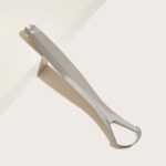 Stainless Steel Tongue Scraper Bad Breath & Oral Hygiene, Metal Case Included (1 Pc) - Sleeve Design by Nari Haat, In...