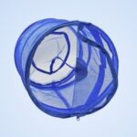 Mesh Up Laundry Hamper Foldable Portable Dirty Clothes Basket for Bedroom Kids Room - Closeup Embroidery by Nari Haat...