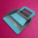 Plastic Cleaning Broom Brush and Dustpan Set   Household Dust Pan, Supdi (1 Set) - Closeup Embroidery by Nari Haat, I...