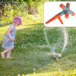 360° Rotating Garden Sprinkler – Adjustable 4-Arm Lawn Water Sprayer - Front View by Nari Haat, Indian ethnic wear...