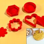 Cookie Cutter with Shape Heart Round Star and Flower (4 Pack) - Neckline Detail by Nari Haat, Indian ethnic wear, wom...