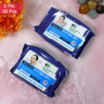 Beautiful Basics Normal & Oily Skin Face Wipes (2 Pkts x 50 Pcs Wipes) - Full Detail by Nari Haat, Indian ethnic wear...