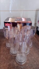 Apex Vista Unbreakable Pitcher Glass Set – 350 ML (Approx) | 6-Piece - Full Detail by Nari Haat, Indian ethnic wear...