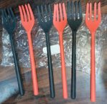 Silicone Flexible Forks, Silicone Cooking Fork (6 Pcs) - Full Detail by Nari Haat, Indian ethnic wear, women clothing...