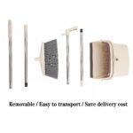 Handle Dustpan and Brush for Sweeping & Cleaning Dust Pan and Broom Handled, Supdi - Fabric Detail by Nari Haat, Indi...