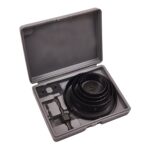 8-Piece Adjustable Hole Saw Set – Circular Cutter (19–127 mm Sizes) - Sleeve Design by Nari Haat, Indian ethnic w...